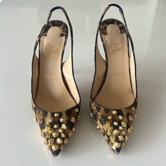 Christian Louboutin Drama Sling Panthere - Picture 3 of 7